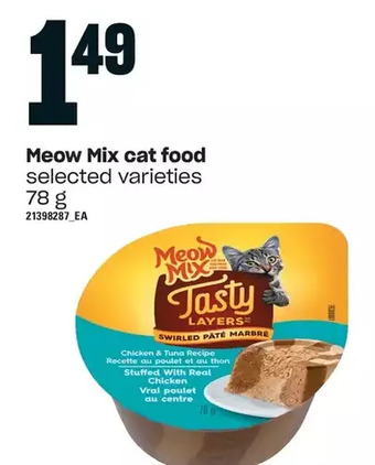 Loblaws Meow mix cat food offer