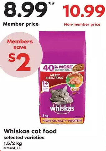 Loblaws Whiskas cat food offer