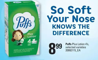 Loblaws Puffs plus lotion offer