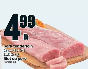 Independent Grocer Pork tenderloin offer
