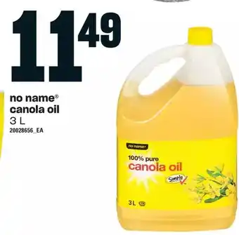Loblaws No name canola oil offer