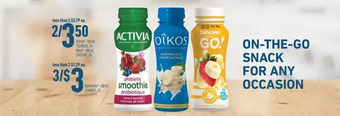 Independent Grocer Activia | oikos offer