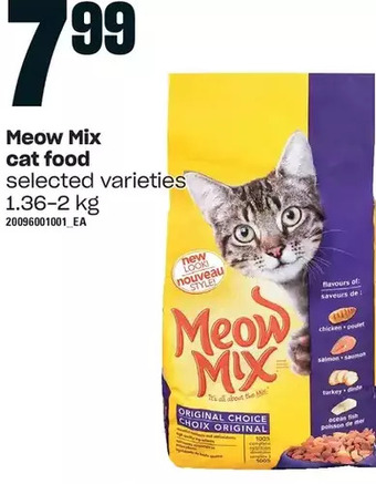 Independent Grocer Meow mix cat food offer