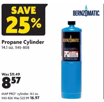 Home Hardware Propane cylinder | map pro cylinder offer
