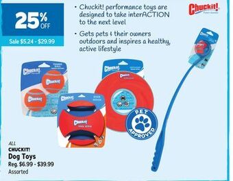 Ren’s Pets Depot All chuckit! dog toys offer