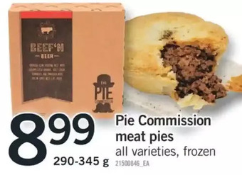 Fortinos Pie commission meat pies offer