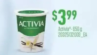 Fortinos Activia offer