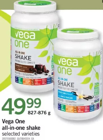 Fortinos Vega one all-in-one shake offer