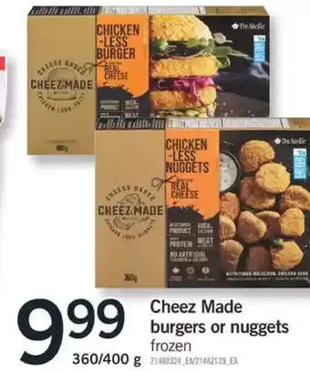 Fortinos Cheez made burgers or nuggets offer