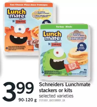 Fortinos Schneiders lunchmate stackers or kits offer