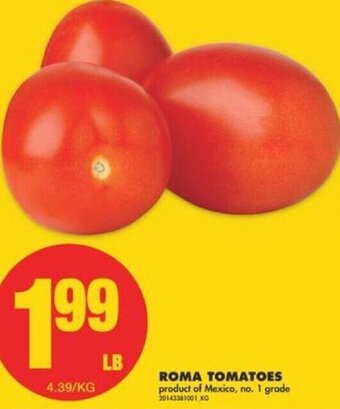 No Frills Roma Tomatoes offer