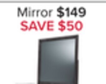 Leon's Miller mirror - grey offer
