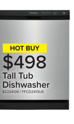 Leon's Frigidaire 24" stainless steel dishwasher - ffcd2413us offer