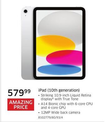 The Source Apple ipad (10th generation) offer