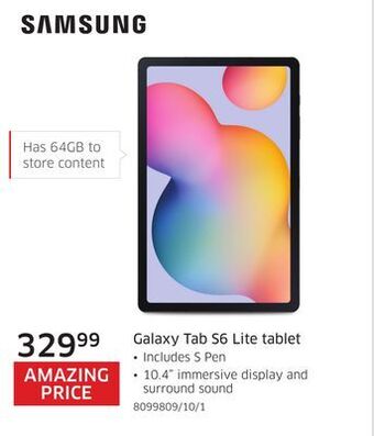 The Source Samsung galaxy tab s6 lite tablet offer