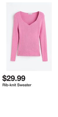 H&M Rib-knit sweater offer