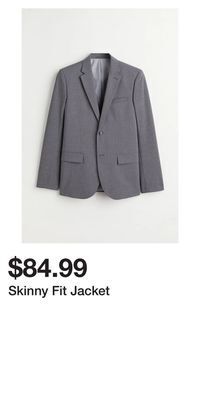 H&M Skinny fit jacket offer