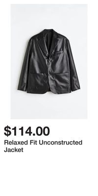 H&M Relaxed fit unconstructed jacket offer