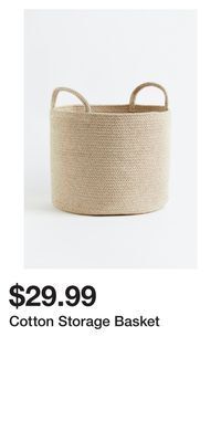 H&M Cotton storage basket offer