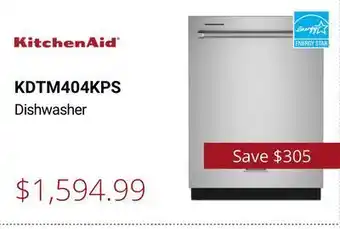 Kitchen aid dishwasher