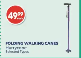 Wellwise by Shoppers Folding walking canes hurrycane offer
