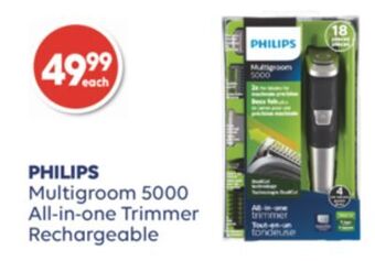 Wellwise by Shoppers Philips multigroom 5000 all-in-one trimmer rechargeable offer