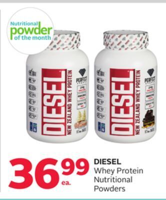 Rexall Diesel whey protein nutritional powders offer