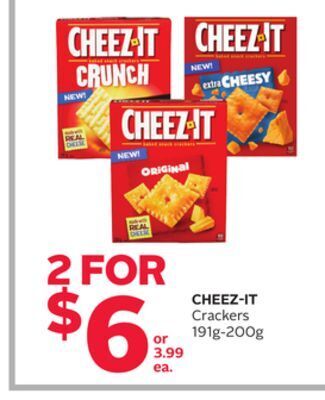 Rexall Cheez-it crackers offer