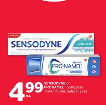 Rexall Sensodyne or pronamel toothpaste offer