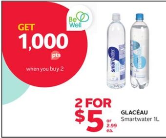 Rexall Glacéau smartwater offer