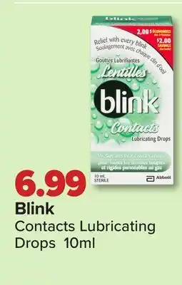PharmaChoice Blink contacts lubricating drops offer