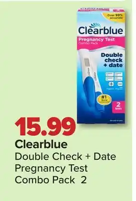 PharmaChoice Clearblue double check + date pregnancy test combo pack 2 offer