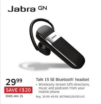 The Source Jabra talk 15 se bluetooth® headset offer