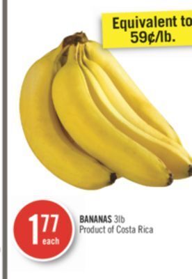 Shoppers Drug Mart Bananas offer