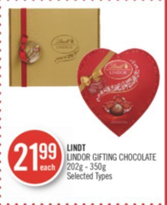 Shoppers Drug Mart Lindt lindor gifting chocolate offer