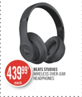 Shoppers Drug Mart Beats studio3 wireless over-ear headphones offer