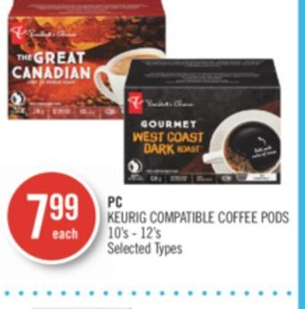 Shoppers Drug Mart Pc keurig compatible coffee pods offer