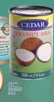 Marché Adonis Cedar coconut milk offer