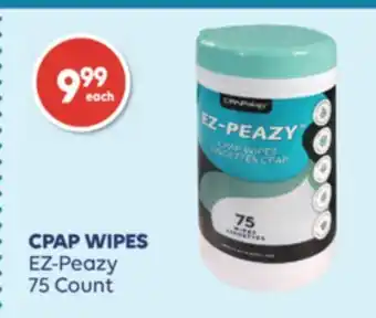 Shoppers Drug Mart Cpap wipes ez-peazy offer