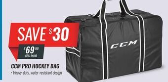 Hockey Life Ccm pro hockey bag offer