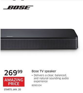 The Source Bose tv speaker offer