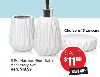 Kitchen Stuff Plus 3 pc. harman gem bath accessory set offer