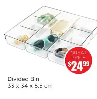Kitchen Stuff Plus Divided bin offer