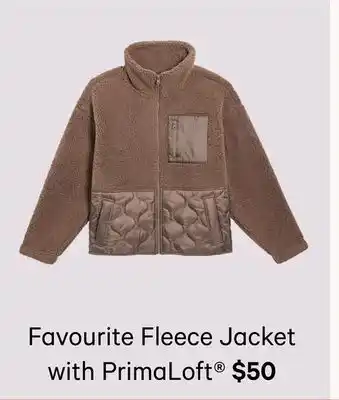 Joe Fresh Favourite fleece jacket with primaloft® offer