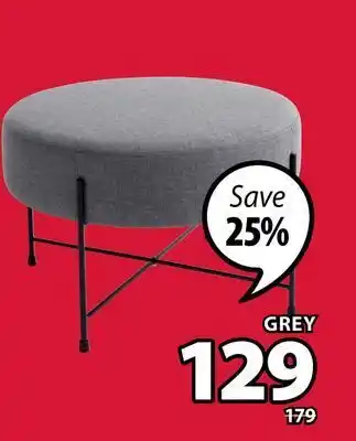 JYSK Padborg contemporary ottoman offer