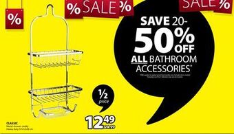 JYSK Classic metal shower caddy offer