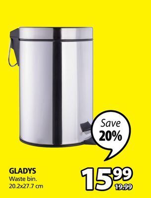 JYSK Gladys waste bin offer