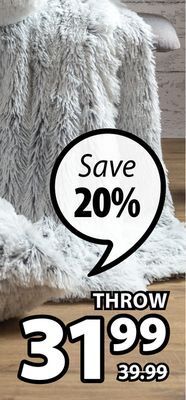 JYSK Lotus throw cushion offer