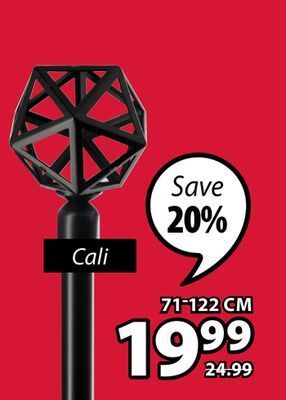 JYSK Cali curtain rod offer