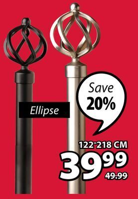 JYSK Ellipse curtain rod offer